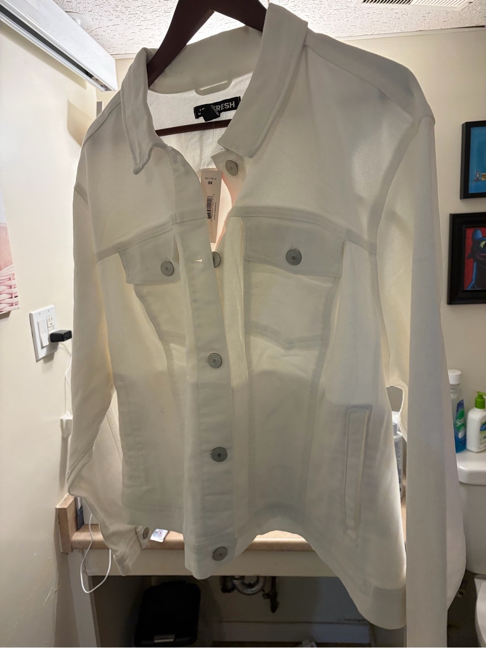 Joe Fresh White Jean Jacket